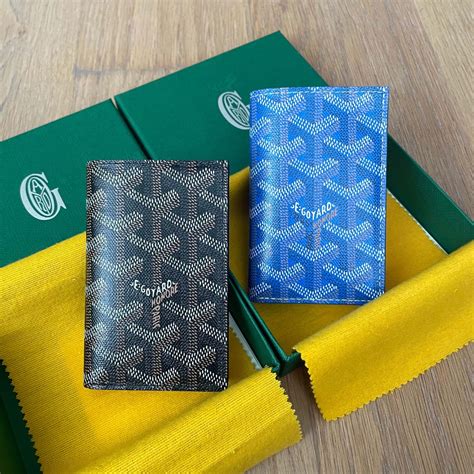 goyard black wallet mens|goyard men's wallet price.